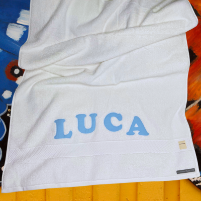 Personalised Kids Towels | Blue | Premium